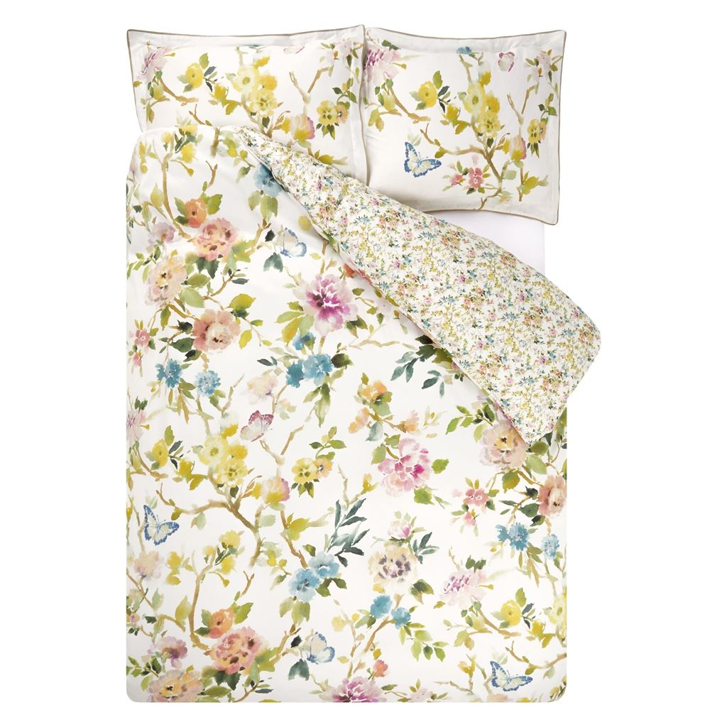 FIORE D'ACQUA PEONY BEDDING SAMPLES