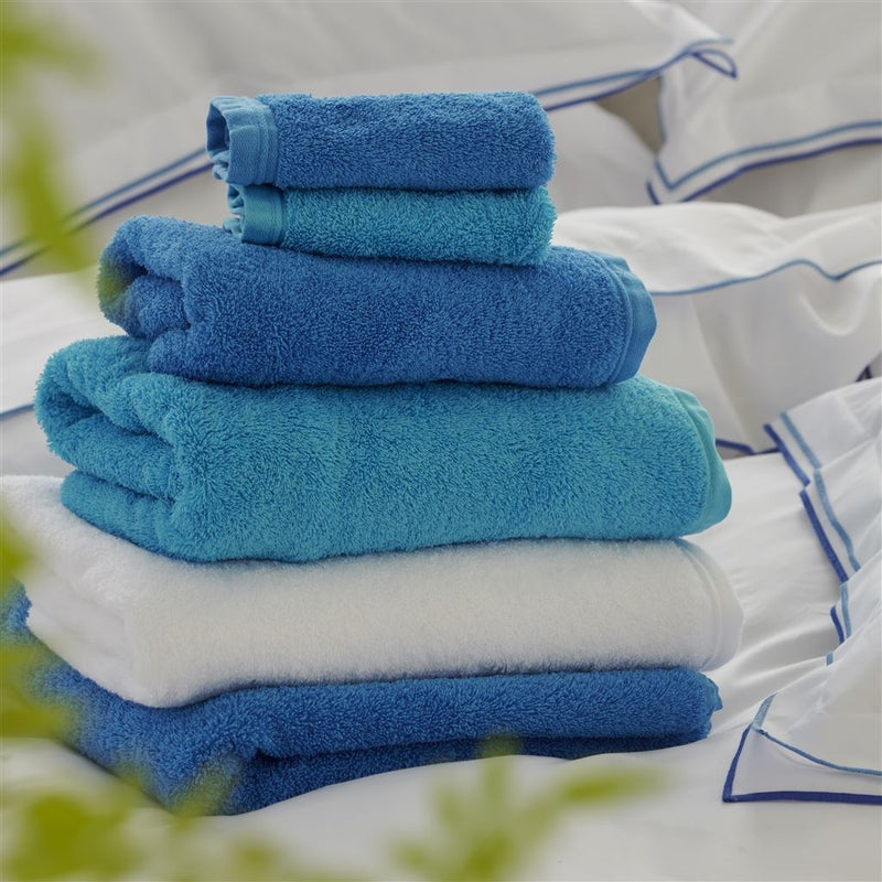 LOWESWATER ORGANIC COBALT TOWELS