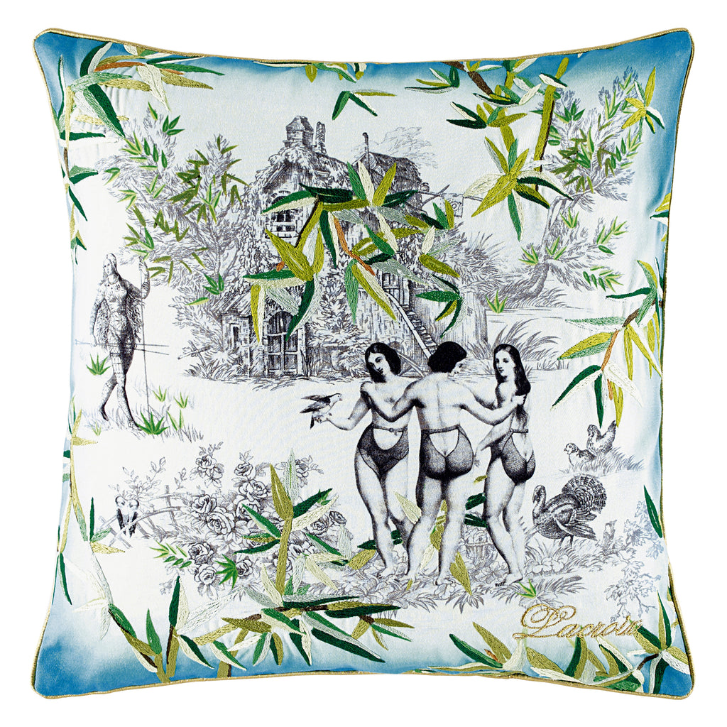 EXOTISME OPALE DECORATIVE PILLOW