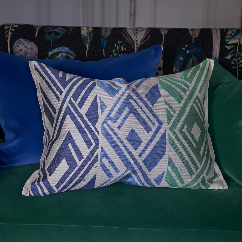 VALBONELLA COBALT DECORATIVE PILLOW