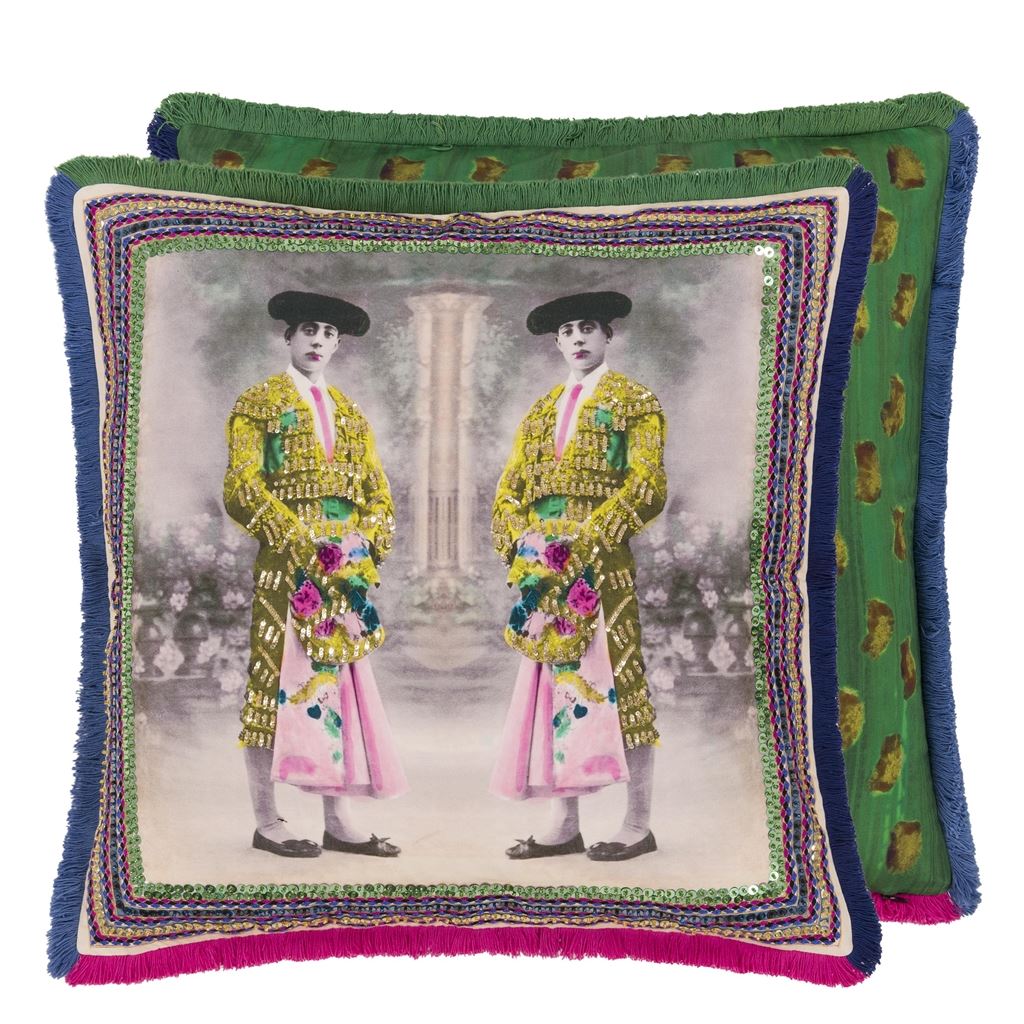 TORERO TWINS MOSAIQUE DECORATIVE PILLOW