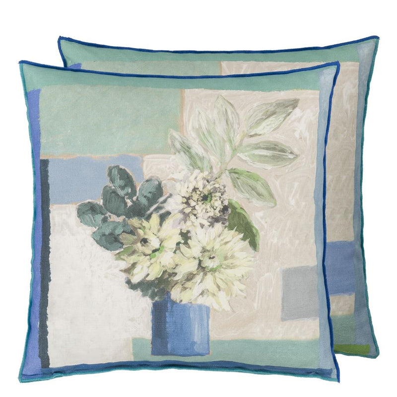 CELADON VASE DELFT DECORATIVE PILLOW