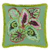 LEAF GLAZE EMERALD DECORATIVE PILLOW