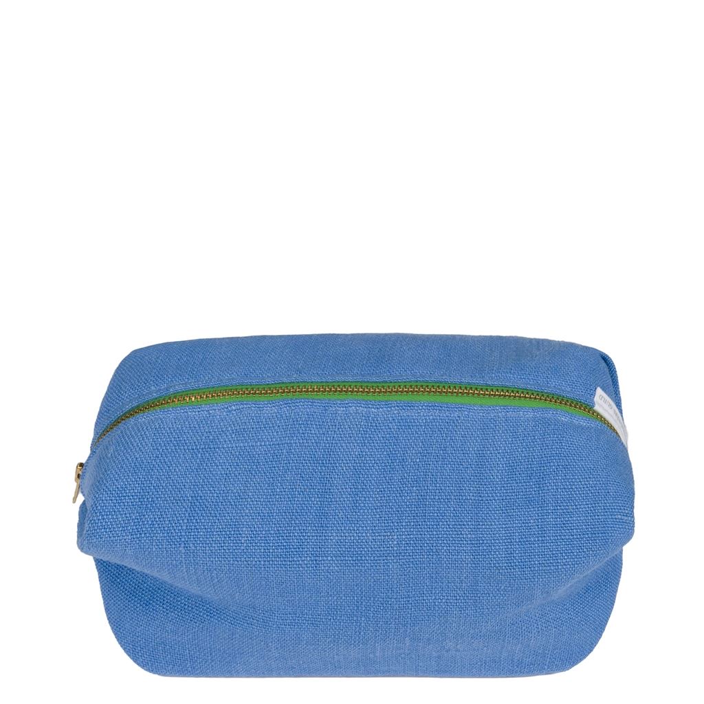 BRERA LINO CERULEAN MEDIUM TOILETRY BAG
