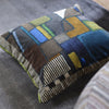 RAKU PATCHWORK CHOCOLATE DECORATIVE PILLOW