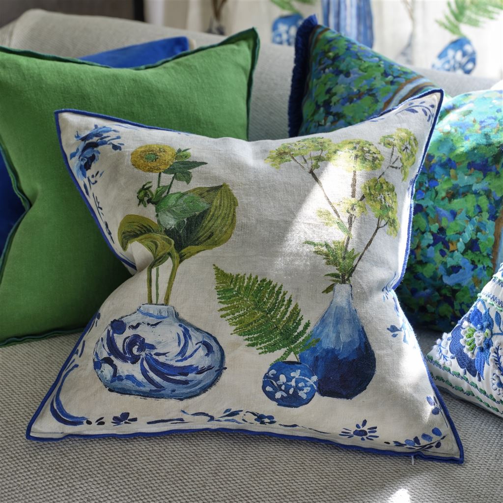 KAWANA COBALT DECORATIVE PILLOW