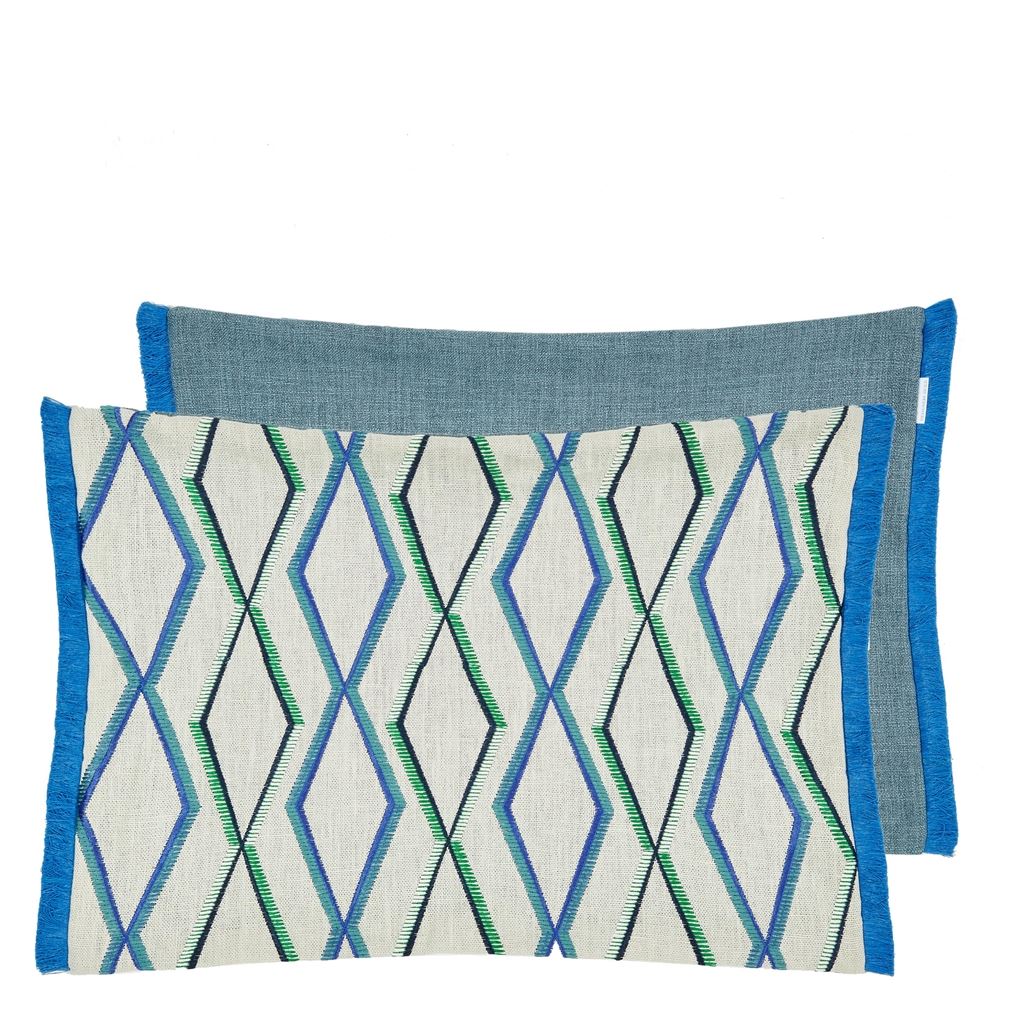 TREVENNA COBALT DECORATIVE PILLOW