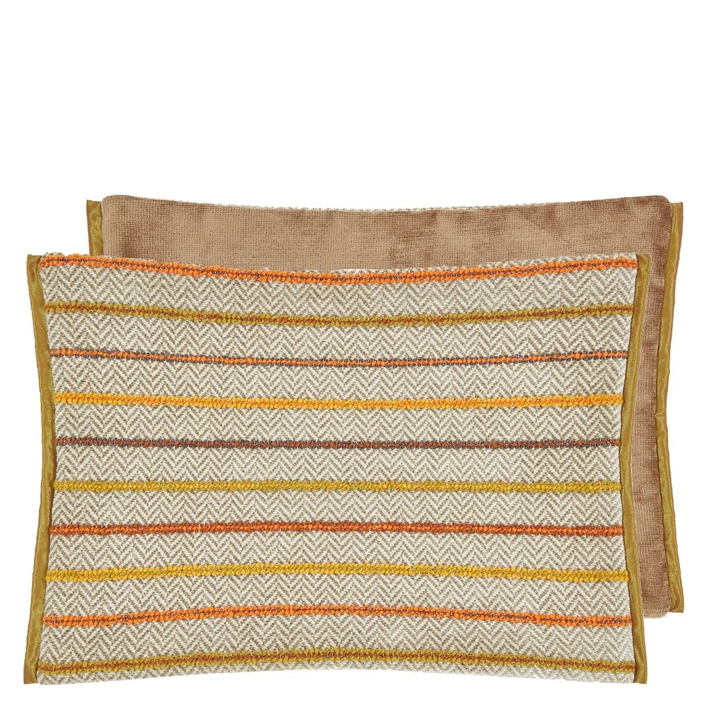 PORTHMINSTER OCHRE DECORATIVE PILLOW