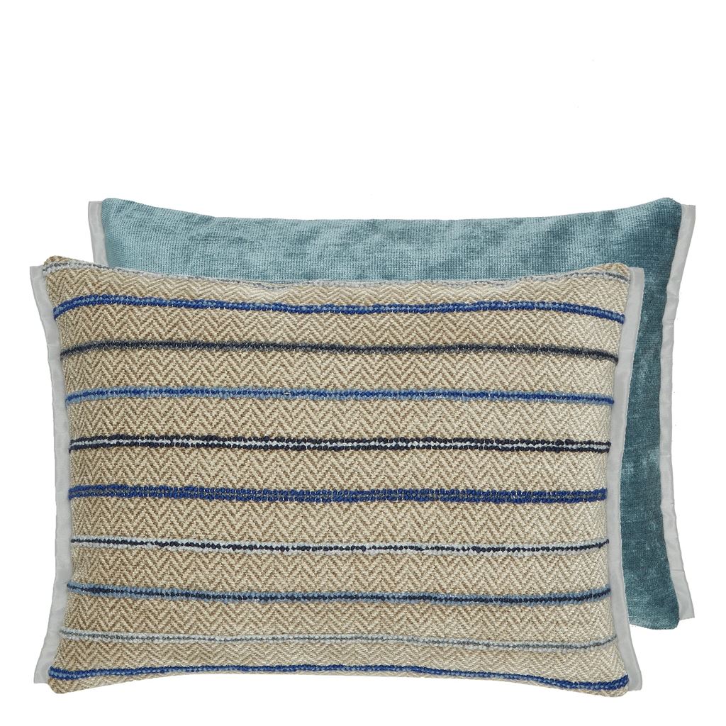 PORTHMINSTER COBALT DECORATIVE PILLOW