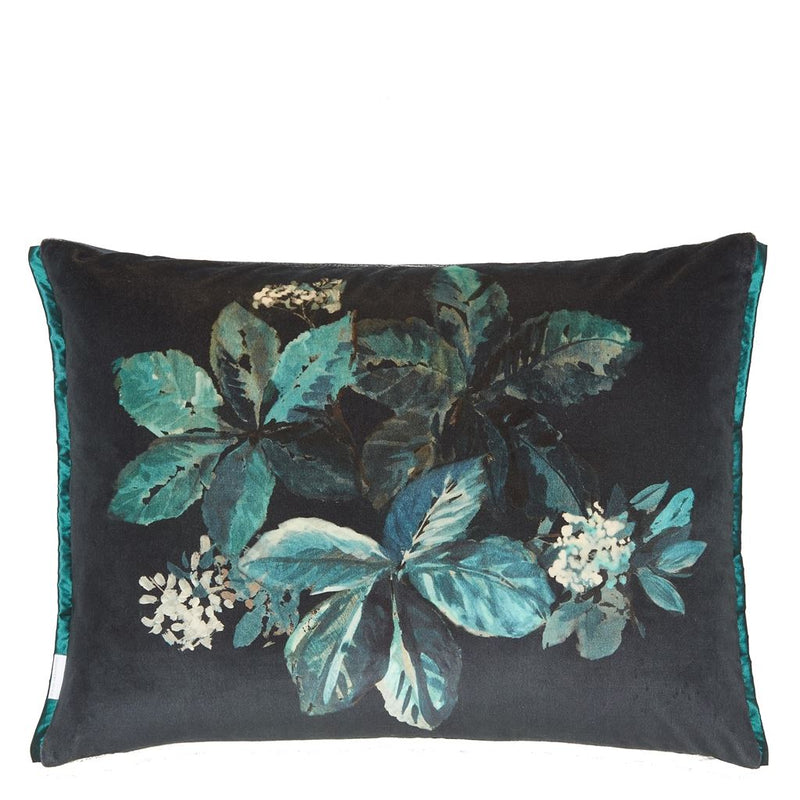 PASQUEFLOWER INDIGO DECORATIVE PILLOW