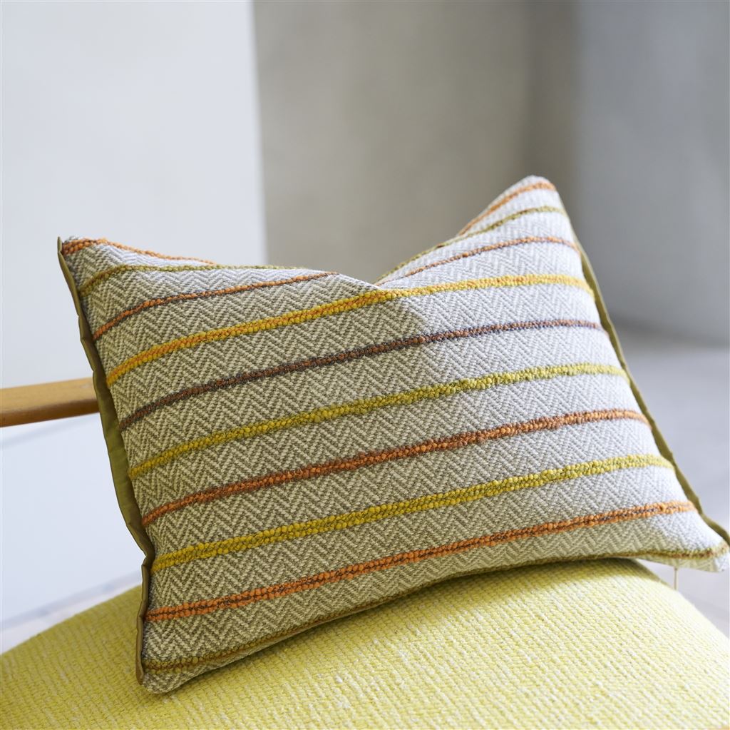 PORTHMINSTER OCHRE DECORATIVE PILLOW