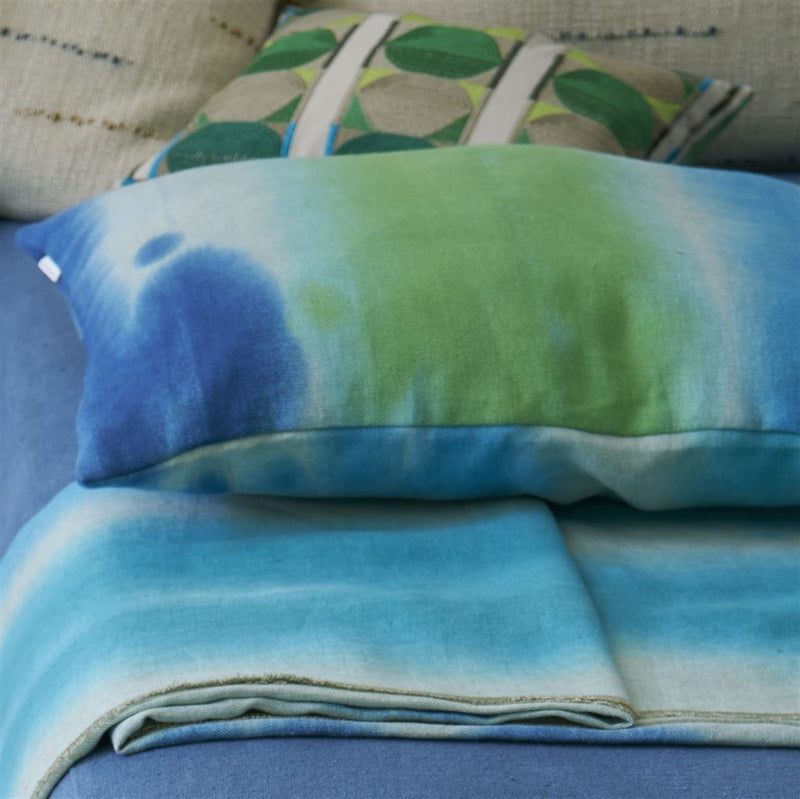 BRERA ARTE COBALT DECORATIVE PILLOW