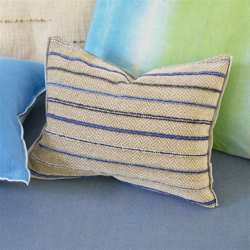 PORTHMINSTER COBALT DECORATIVE PILLOW