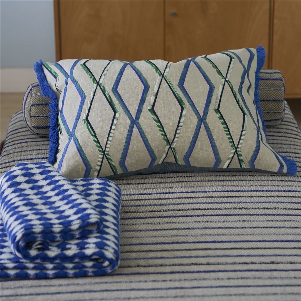 TREVENNA COBALT DECORATIVE PILLOW