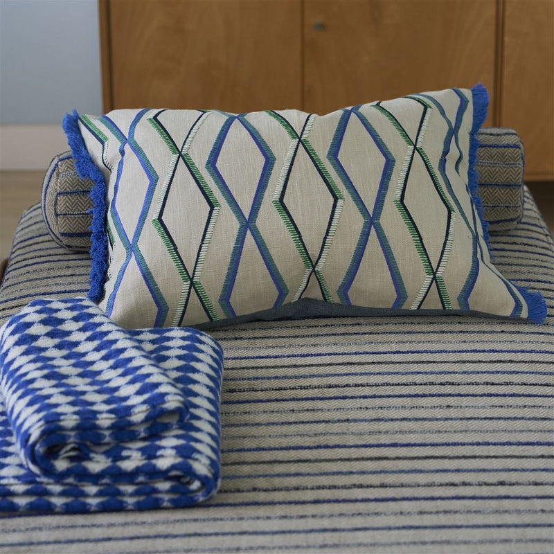 TREVENNA COBALT DECORATIVE PILLOW
