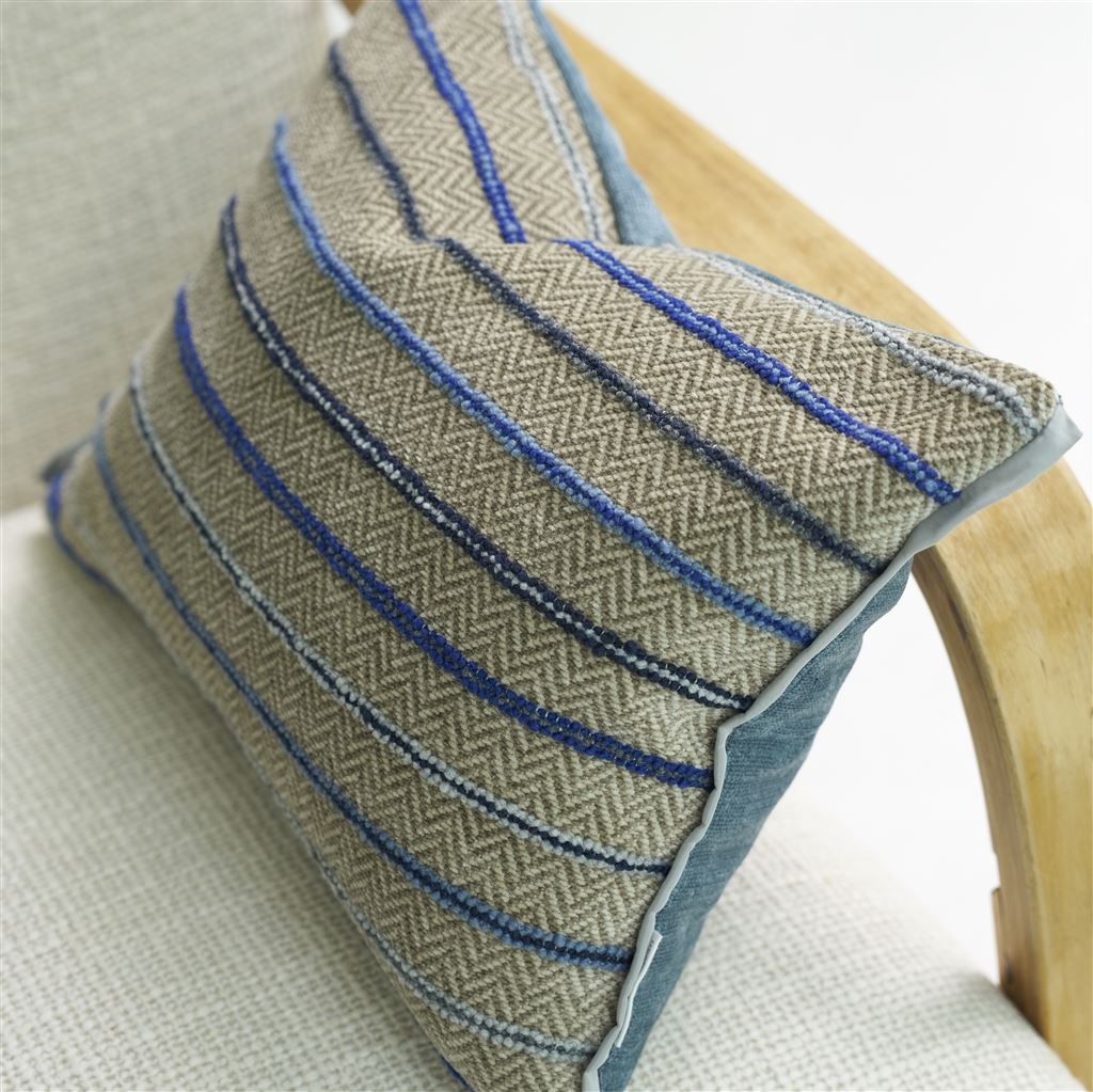 PORTHMINSTER COBALT DECORATIVE PILLOW