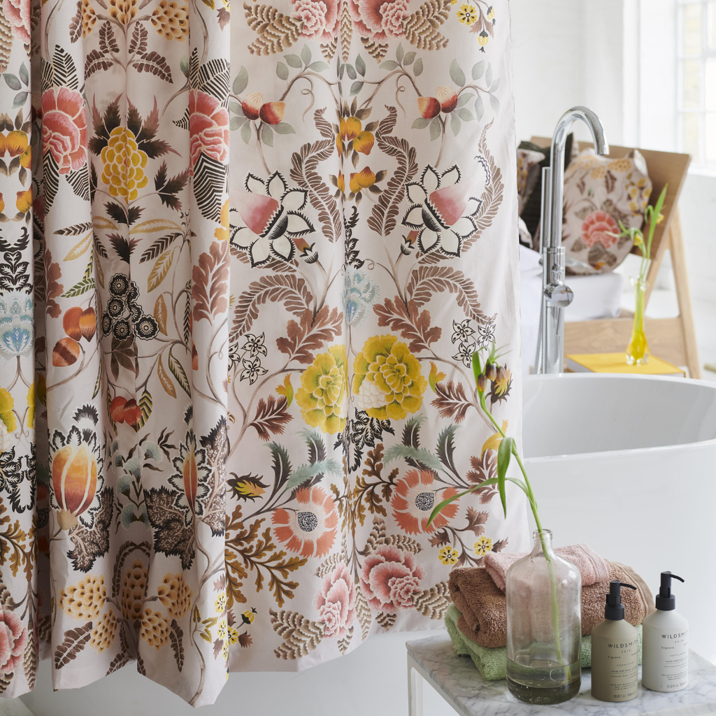 BROCART DECORATIF SEPIA SHOWER CURTAIN SAMPLE