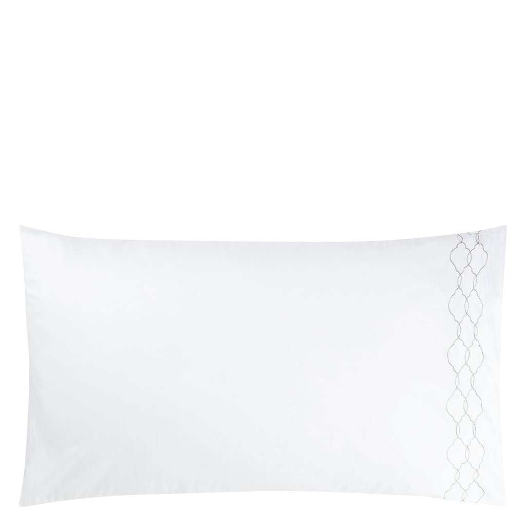 RABESCHI ALABASTER EMBROIDERED PILLOWCASES