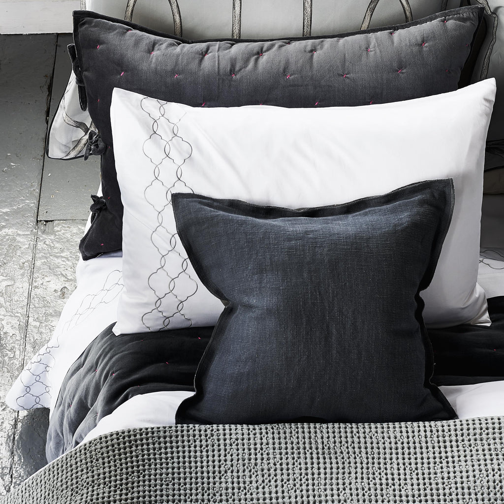 RABESCHI ALABASTER EMBROIDERED PILLOWCASES