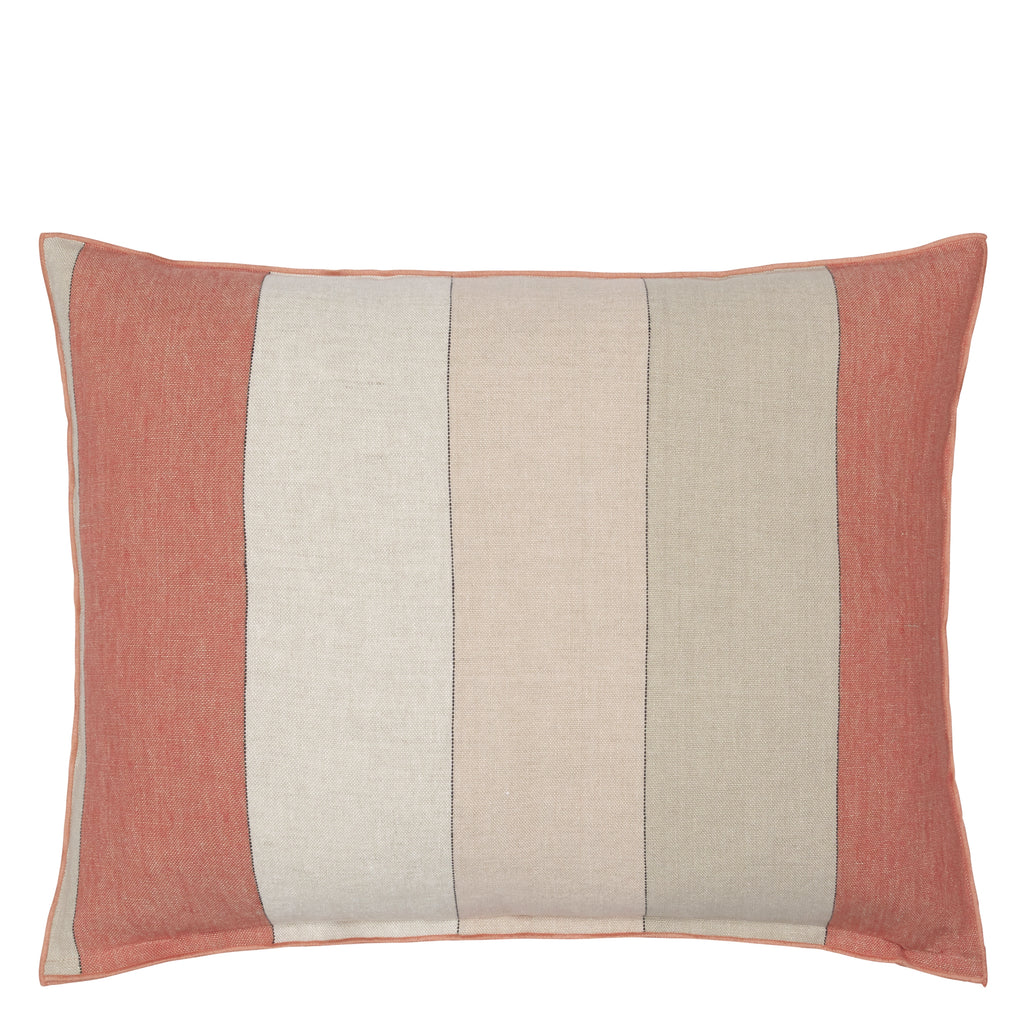 BRERA GESSATO CORAL DECORATIVE PILLOW COVER