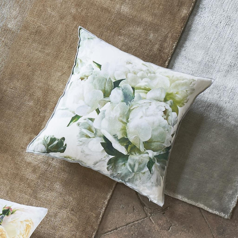 PEONIA CHARTREUSE DECORATIVE PILLOW