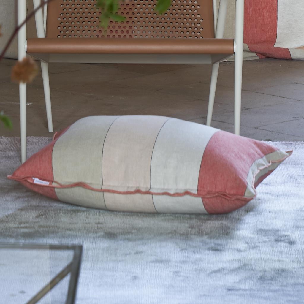 BRERA GESSATO CORAL DECORATIVE PILLOW COVER