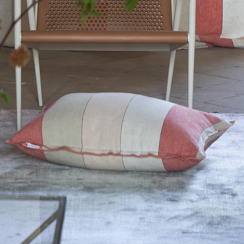 BRERA GESSATO CORAL DECORATIVE PILLOW COVER