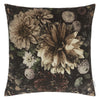 DAHLIA NOIR SLATE DECORATIVE PILLOW