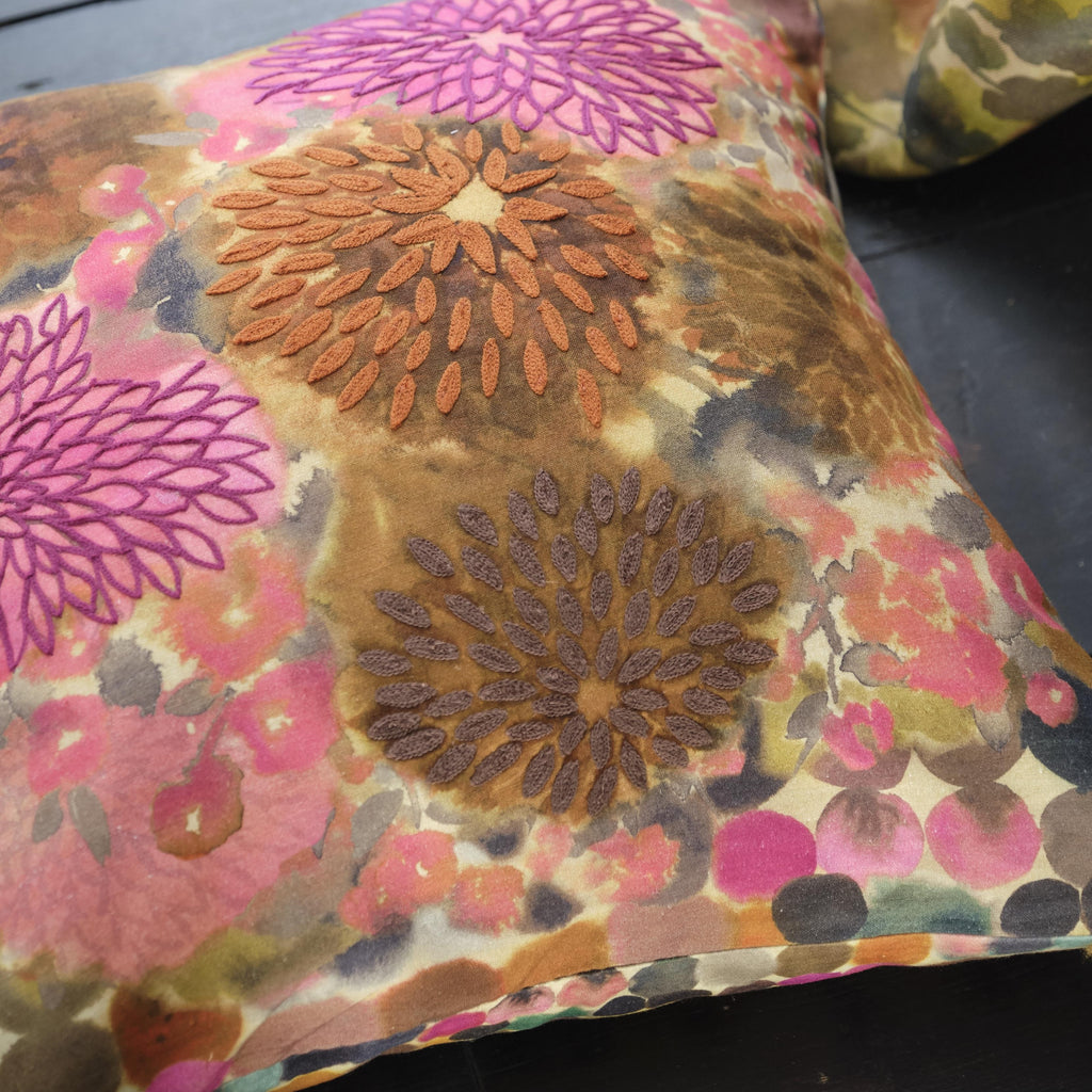 JAPONAISERIE SAFFRON DECORATIVE PILLOW