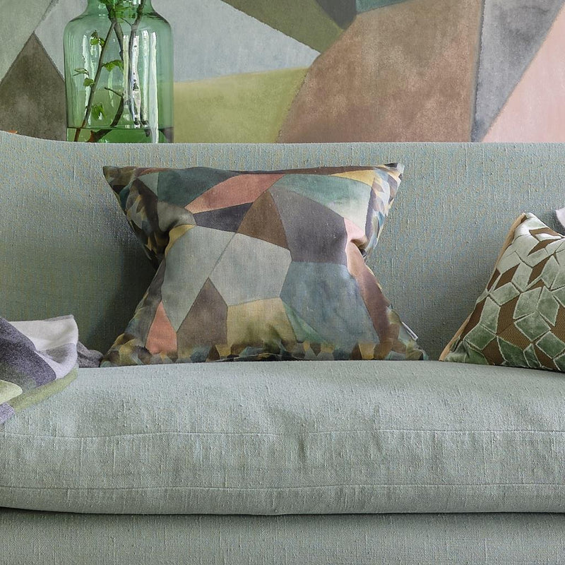 GEO MODERNE BRONZE DECORATIVE PILLOW