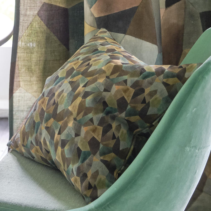 GEO MODERNE BRONZE DECORATIVE PILLOW