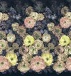 LE POEME DE FLEURS MIDNIGHT SHOWER CURTAIN SAMPLE