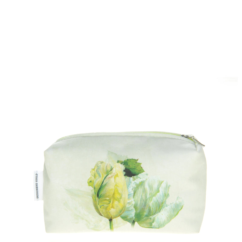 SPRING TULIP BUTTERMILK TOILETRY BAGS