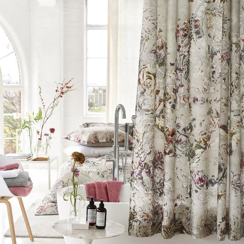 OSARIA DOVE SHOWER CURTAIN SAMPLE