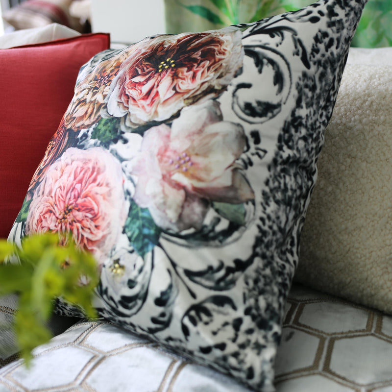 PAHARI DAMASK TUBEROSE DECORATIVE PILLOW