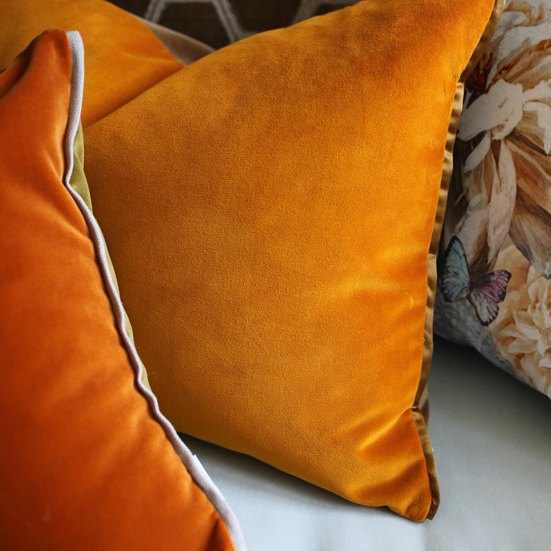 CASSIA SAFFRON & HAZEL DECORATIVE PILLOW