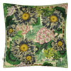 BLUE DAISIES SEPIA DECORATIVE PILLOW