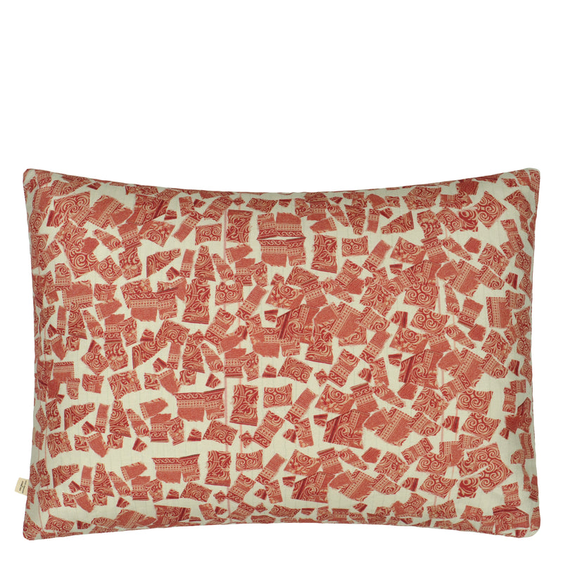 APPLES CARMINE DECORATIVE PILLOW