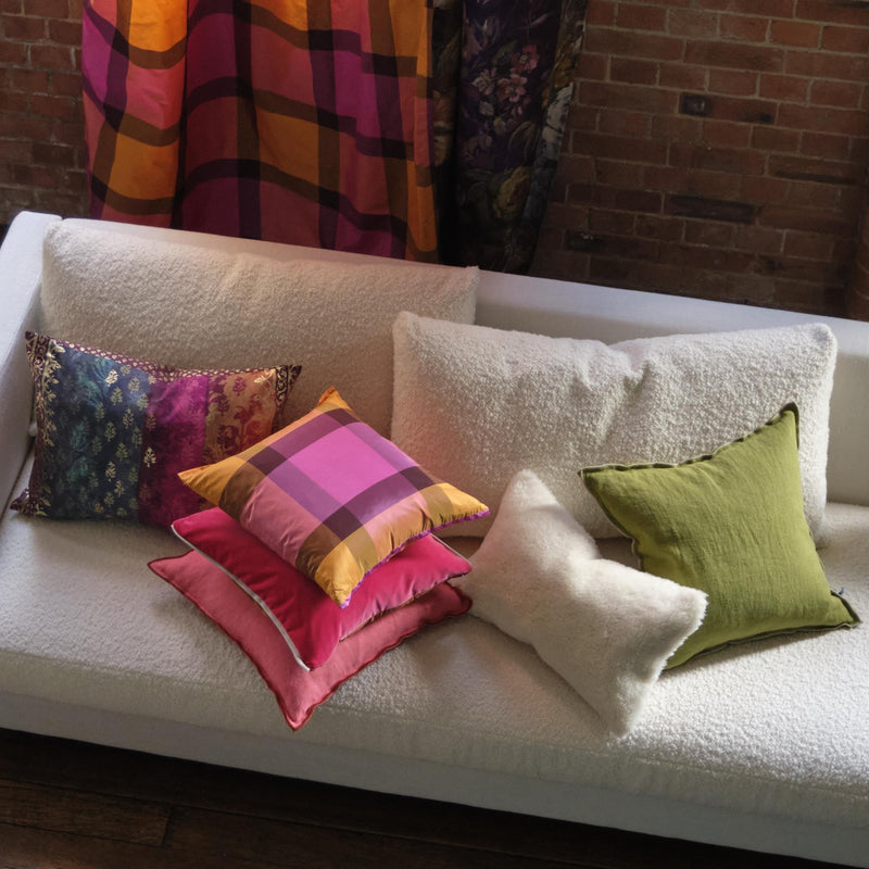 VARANASI FUCHSIA DECORATIVE PILLOW