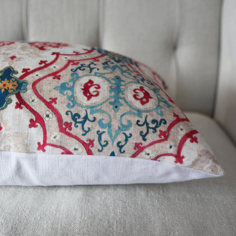 VALETTA PEACOCK DECORATIVE PILLOW