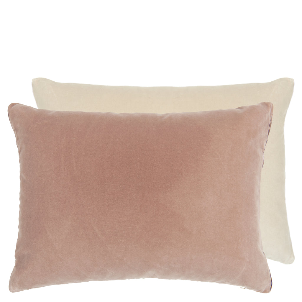 CASSIA CAMEO & LINEN DECORATIVE PILLOW