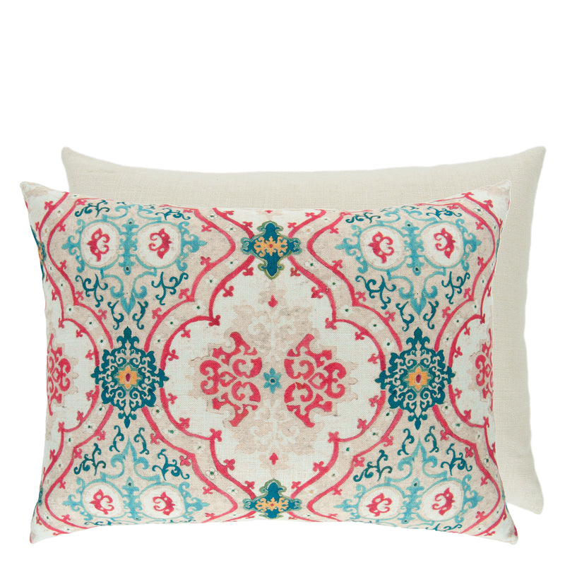 VALETTA PEACOCK DECORATIVE PILLOW