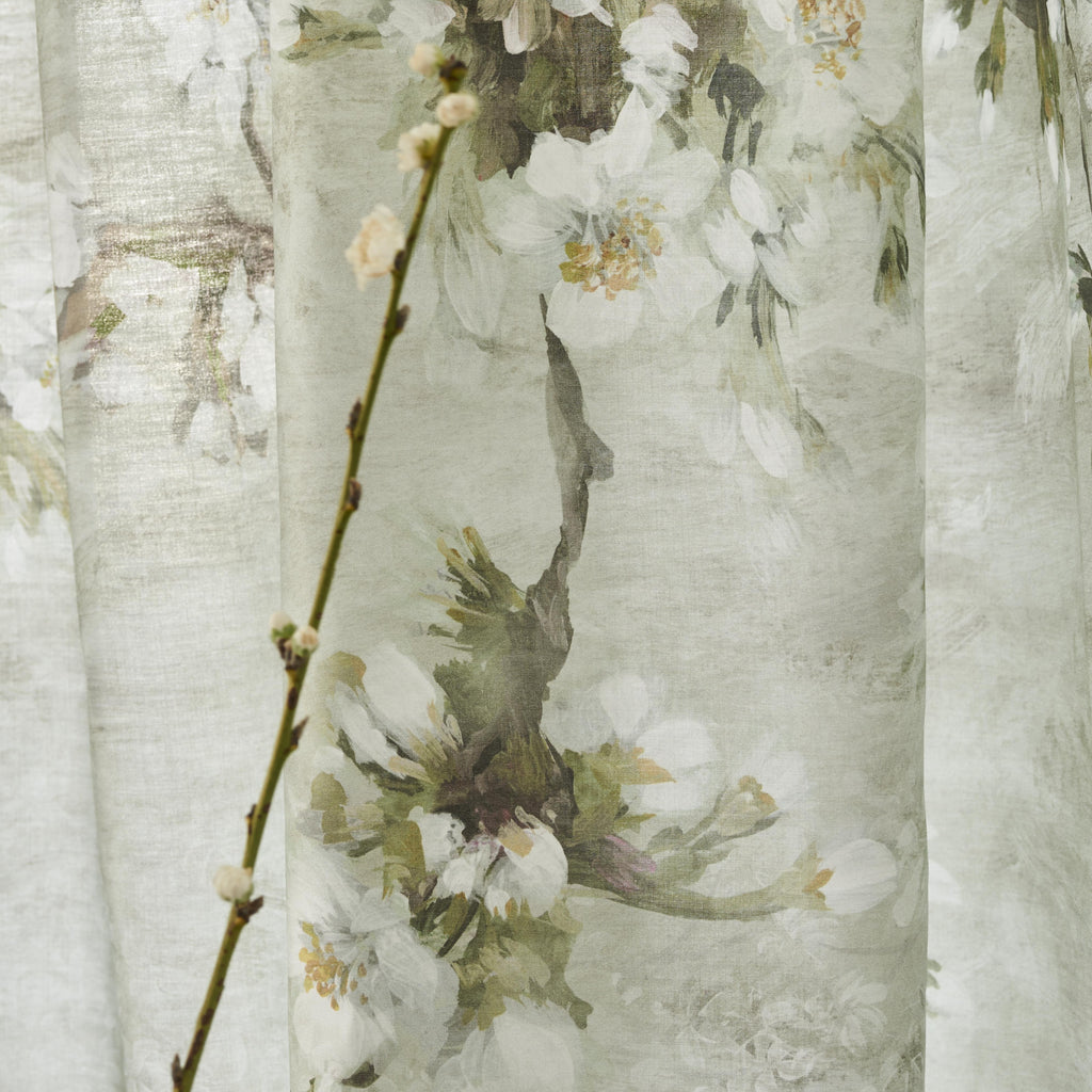 ASSAM BLOSSOM DOVE SHOWER CURTAIN SAMPLE