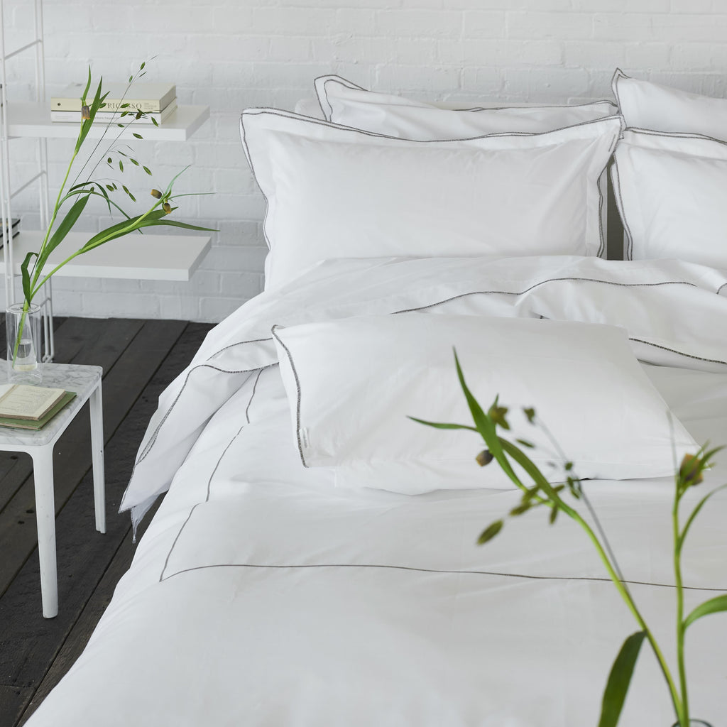 ASTOR FILATO NOIR SHAMS & PILLOWCASES