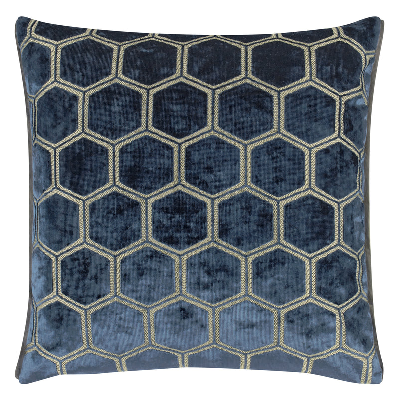 MANIPUR MIDNIGHT LARGE DECORATIVE PILLOW