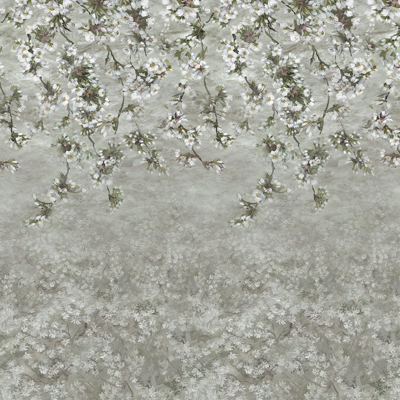 ASSAM BLOSSOM DOVE SHOWER CURTAIN SAMPLE