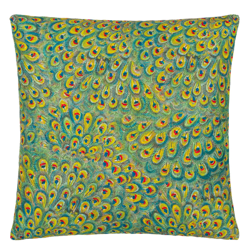 PEACOCK EMERALD DECORATIVE PILLOW