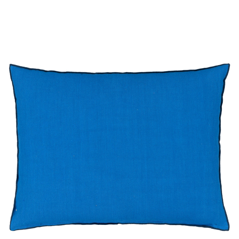 BRERA STRIATO COBALT DECORATIVE PILLOW