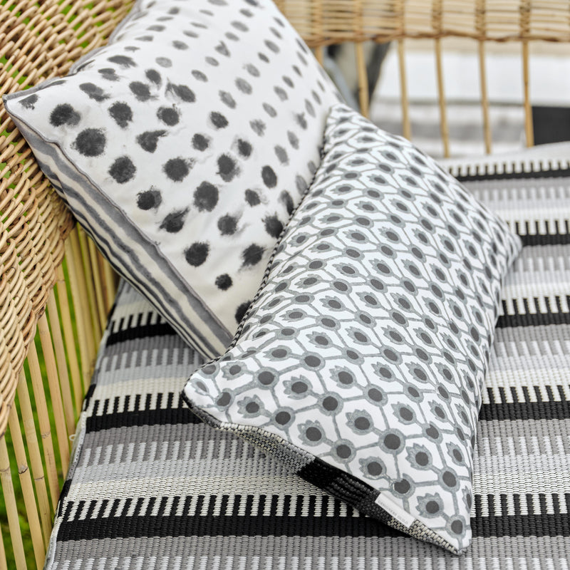 AMLAPURA GRAPHITE OUTDOOR DECORATIVE PILLOW