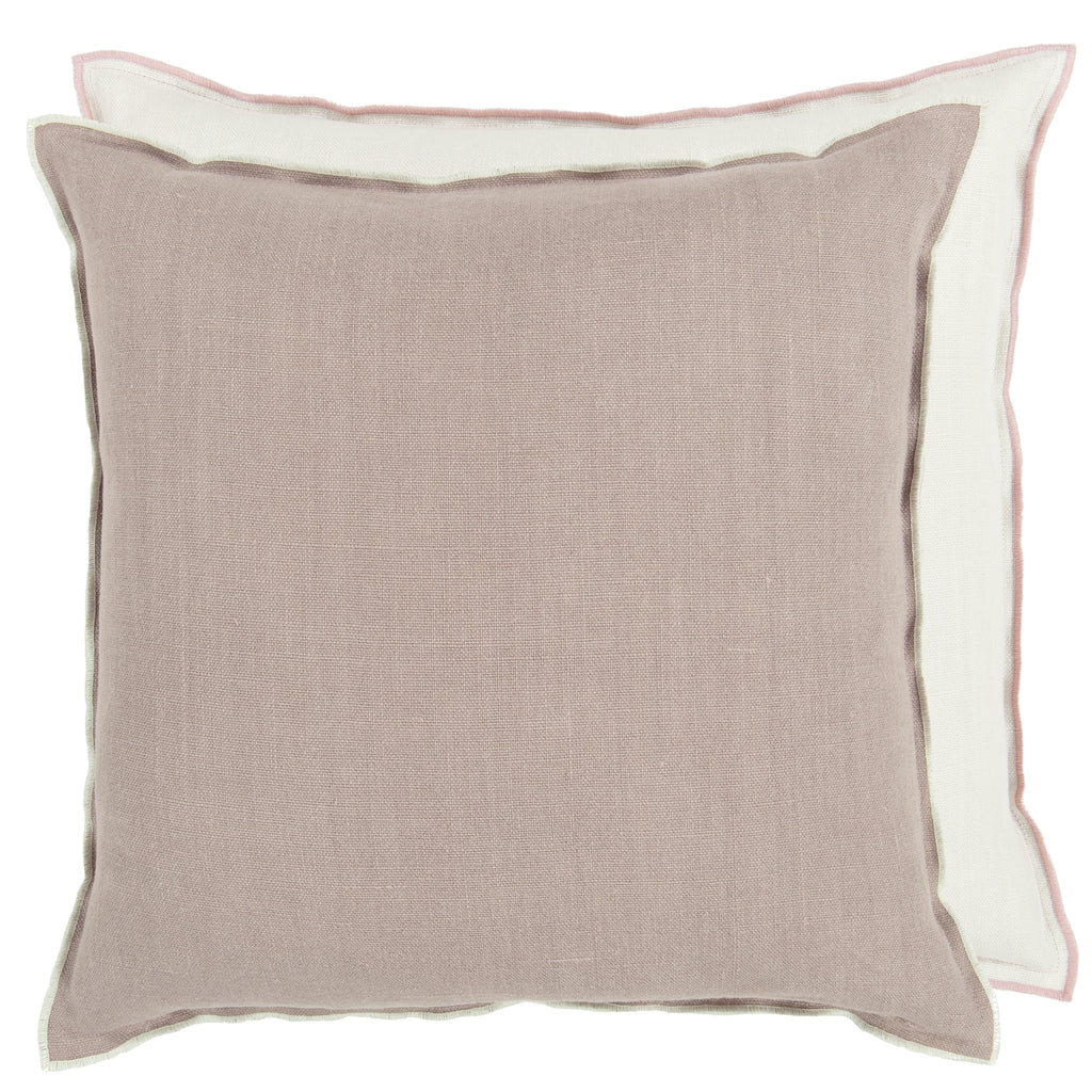 BRERA LINO CAMEO & PARCHMENT DECORATIVE PILLOW